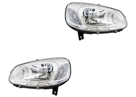 Par De Faros Fondo Cromado