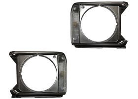 Par De Biseles Para Faro Redondo Gris Con Cuarto