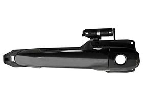 Manija Puerta Exterior Delantera Liso Con Base Negro Con Hoyo Para Llave Lado Conductor