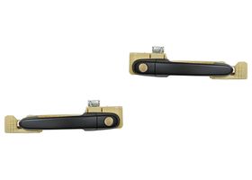 Par De Manijas Puerta Exterior Delanteras Liso Con Base