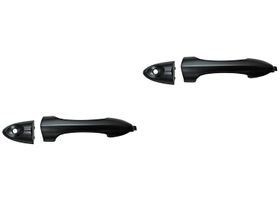 Par De Manijas Puerta Exterior Delanteras Liso Con Hoyo Para Llave