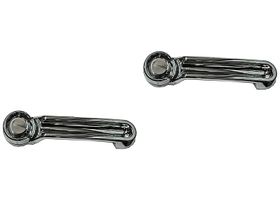 Par De Manijas Puerta Exterior Delanteras O Traseras Cromado