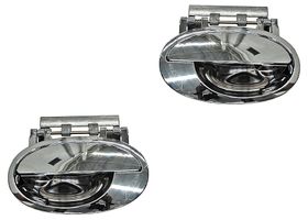 Par De Manijas Puerta Exterior Traseras Cromado