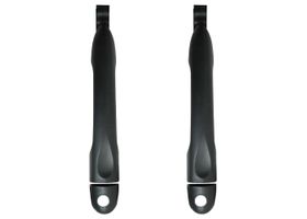 Par De Manijas De Puertas Exteriores Delanteras Negro