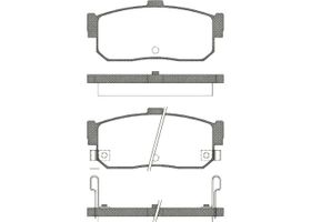 Balatas Bajos Metales Traseras