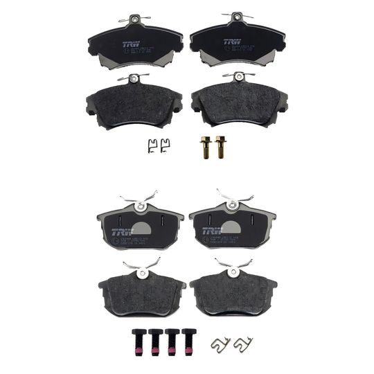 trw-kit-de-balatas-bajos-metales-delanteras-y-traseras-volvo-serie-v-1999-2004-v40-0
