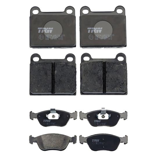 trw-kit-de-balatas-bajos-metales-delanteras-y-traseras-volvo-serie-s-1998-2000-s70-0
