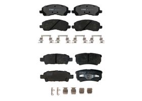 Kit De Balatas Ceramicas Delanteras Y Traseras