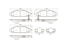 Balatas Bajos Metales Delanteras