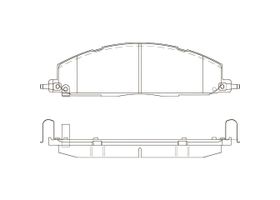 Balatas Bajos Metales Traseras
