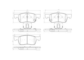 Balatas Bajos Metales Delanteras