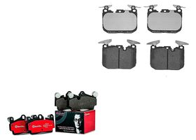 Kit De Balatas Bajos Metales Delanteras y Traseras