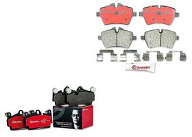 Kit De Balatas Bajos Metales Delanteras y Traseras