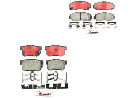 Kit De Balatas Bajos Metales Delanteras y Traseras