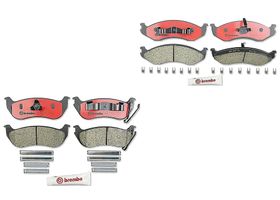 Kit De Balatas Bajos Metales Delanteras y Traseras