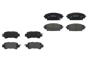 Kit De Balatas Bajos Metales Delanteras y Traseras