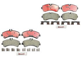 Kit De Balatas Bajos Metales Delanteras y Traseras