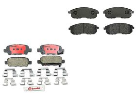 Kit De Balatas Bajos Metales Delanteras y Traseras