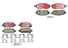 Kit De Balatas Bajos Metales Delanteras y Traseras