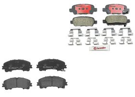 Kit De Balatas Bajos Metales Delanteras y Traseras