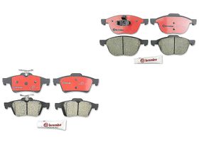 Kit De Balatas Bajos Metales Delanteras y Traseras