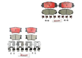 Kit De Balatas Bajos Metales Delanteras y Traseras