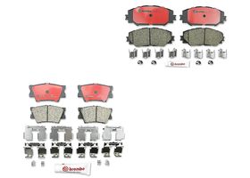 Kit De Balatas Bajos Metales Delanteras y Traseras