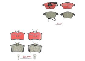 Kit De Balatas Bajos Metales Delanteras y Traseras