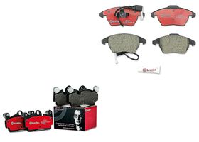 Kit De Balatas Bajos Metales Delanteras y Traseras