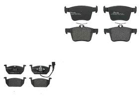 Kit De Balatas Bajos Metales Delanteras y Traseras