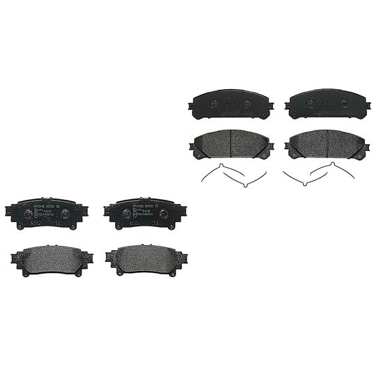 brembo-kit-de-balatas-bajos-metales-delanteras-y-traseras-toyota-highlander-2014-2019-highlander-0