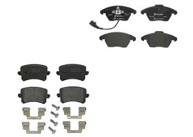 Kit De Balatas Bajos Metales Delanteras y Traseras