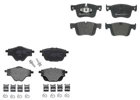 Kit De Balatas Bajos Metales Delanteras y Traseras