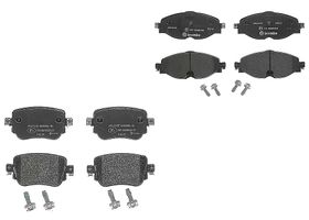 Kit De Balatas Bajos Metales Delanteras y Traseras