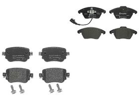 Kit De Balatas Bajos Metales Delanteras y Traseras