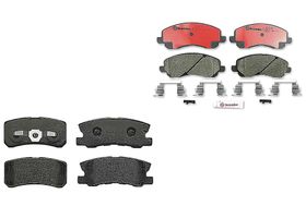 Kit De Balatas Bajos Metales Delanteras y Traseras