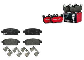 Kit De Balatas Bajos Metales Delanteras y Traseras