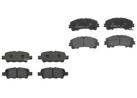 Kit De Balatas Bajos Metales Delanteras y Traseras