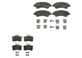 Kit De Balatas Bajos Metales Delanteras y Traseras