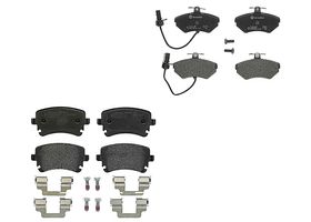 Kit De Balatas Bajos Metales Delanteras y Traseras