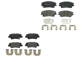 Kit De Balatas Bajos Metales Delanteras y Traseras