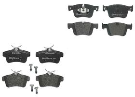 Kit De Balatas Bajos Metales Delanteras y Traseras