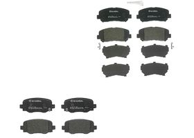 Kit De Balatas Bajos Metales Delanteras y Traseras