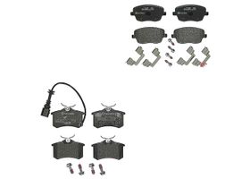 Kit De Balatas Bajos Metales Delanteras y Traseras