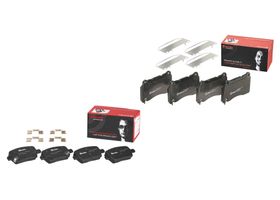 Kit De Balatas Bajos Metales Delanteras y Traseras