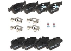 Kit De Balatas Bajos Metales Delanteras y Traseras