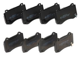 Kit De Balatas Bajos Metales Delanteras y Traseras