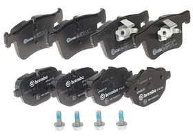 Kit De Balatas Bajos Metales Delanteras y Traseras