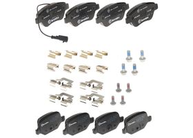 Kit De Balatas Bajos Metales Delanteras y Traseras