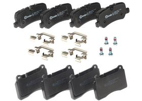 Kit De Balatas Bajos Metales Delanteras y Traseras